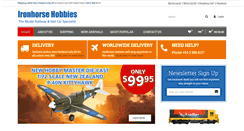 Desktop Screenshot of ironhorsehobbies.co.nz